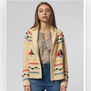 The Great Lodge Sailboat Cardigan